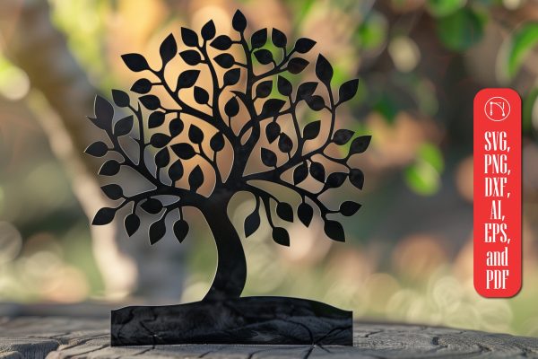 Tree Laser Cut SVG cut File Sale