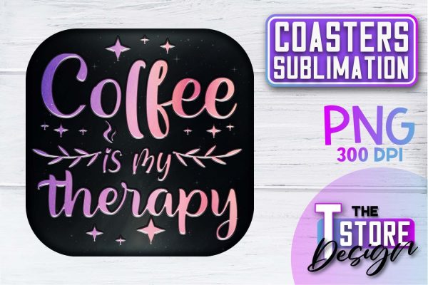 Coaster Sublimation | Drink Quotes | Funny Design | PNG File For Sale