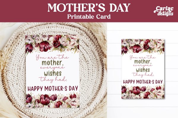 Mother s Day Printable Card Online now