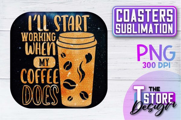 Coaster Sublimation | Drink Quotes | Funny Design | PNG File Online