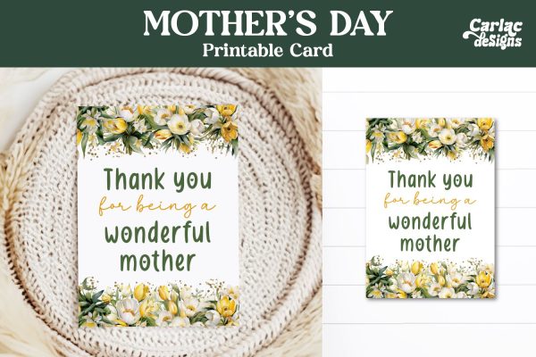 Mother s Day Printable Card Fashion