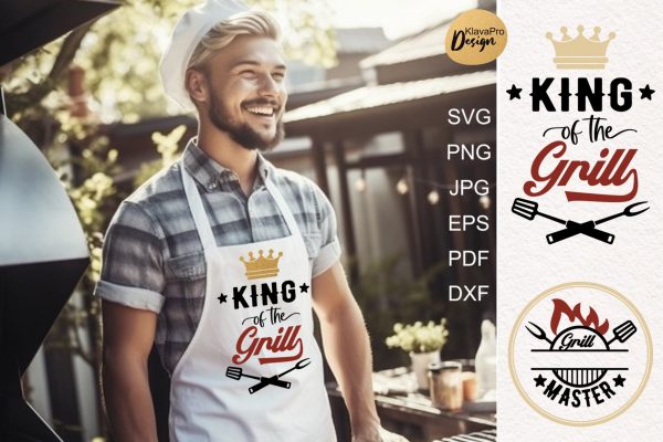 Grill master |  King of the grill Svg For Discount