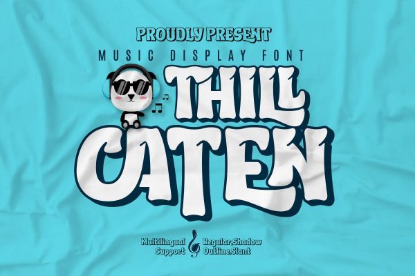 Thill Caten - Display Font Fashion