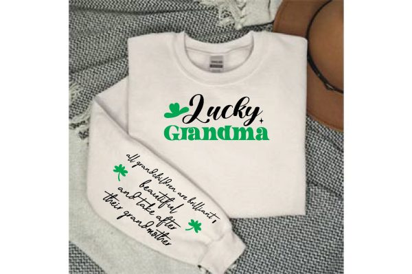 Lucky Grandma,Sleeve SVG Bundle,Sleeve svg, SVG Quotes Fashion