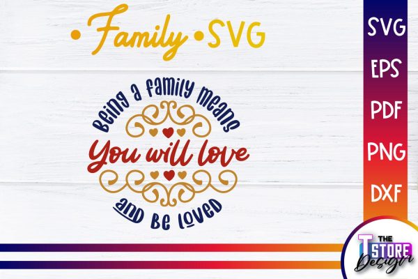 Family SVG | Family Quotes Design | Print SVG v.1 For Discount