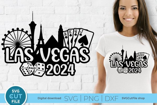 Las Vegas svg with 2024 for a Birthday Weekend, Crew, Family Trip, Vacation Cheap