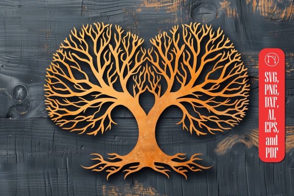 Tree Laser Cut SVG cut File Discount