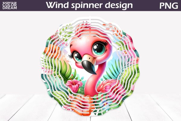 Flamingo Wind Spinner | Wind Spinner Supply