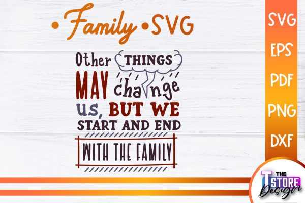 Family SVG | Family Quotes Design | Print SVG v.2 For Sale