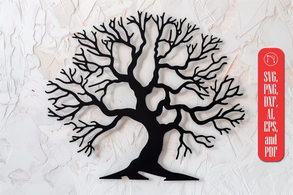 Tree Laser Cut SVG cut File Fashion