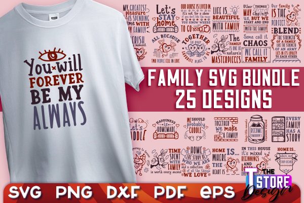 Family SVG | Family Quotes Design | Print SVG v.2 For Discount