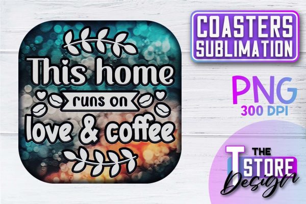 Coaster Sublimation | Drink Quotes | Funny Design | PNG File For Sale