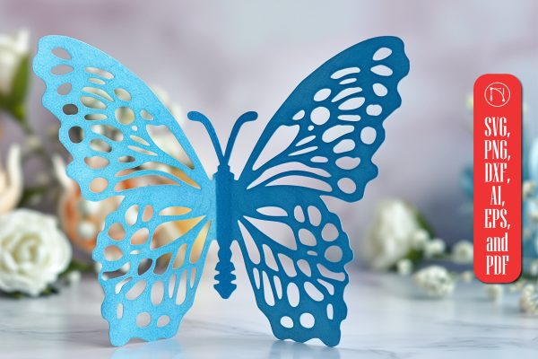 Butterfly Papercut Card Template SVG Discount