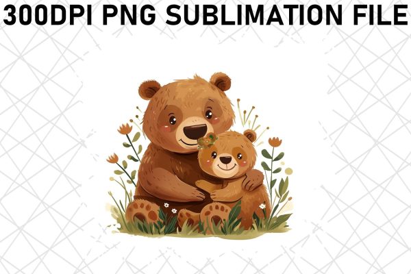Loving Mommy Bear: Mother s Day Sublimation Online Sale