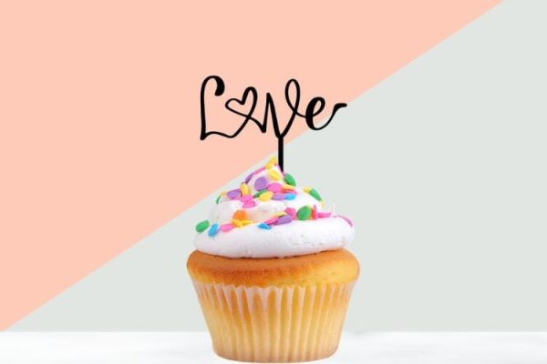 Love Cake Topper SVG Online now