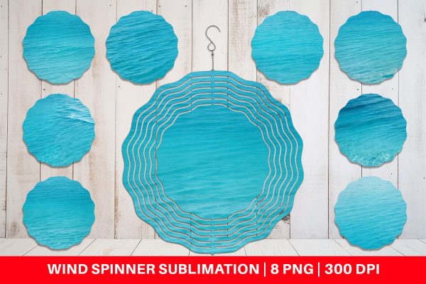 Wind Spinner Blue Sea For Discount