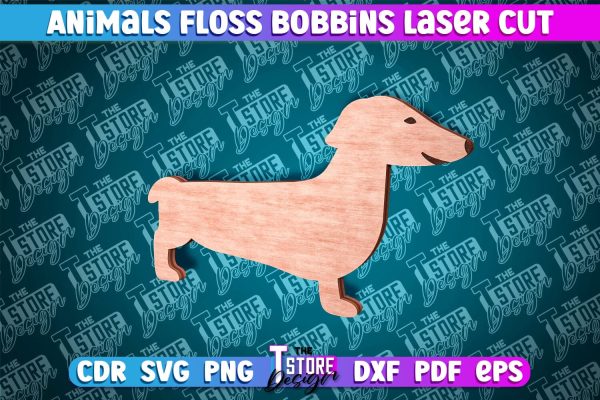 Dog Floss Bobbins Laser Cut | Laser Cut Design | CNC File Supply