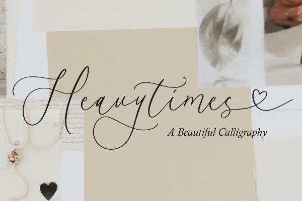 Heavytimes Heart & Tail Font For Cheap