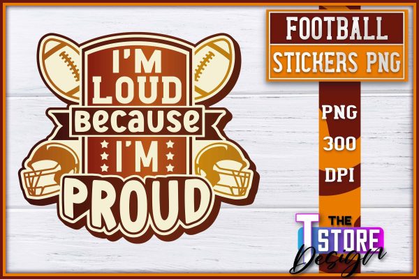 Football Sticker PNG Design | Football Mom PNG | Sports Mom PNG Online now