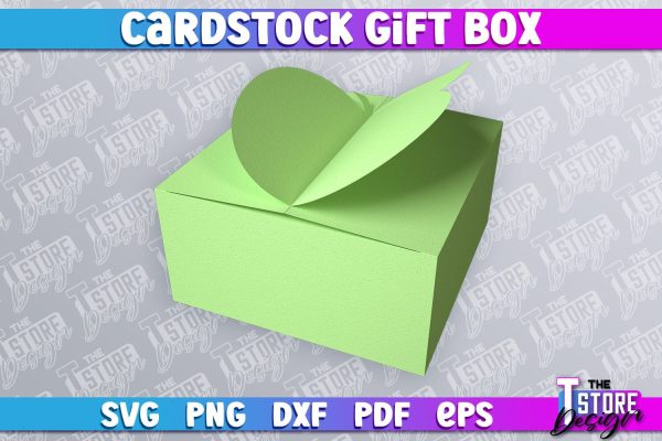 Cradstock Gift Box SVG | Paper Cut Design | SVG File For Cheap