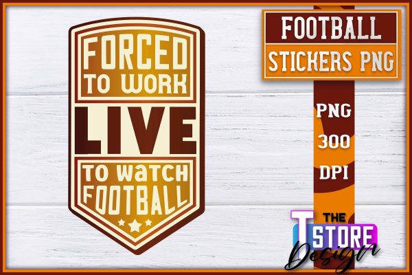 Football Sticker PNG Design | Football Mom PNG | Sports Mom PNG For Sale
