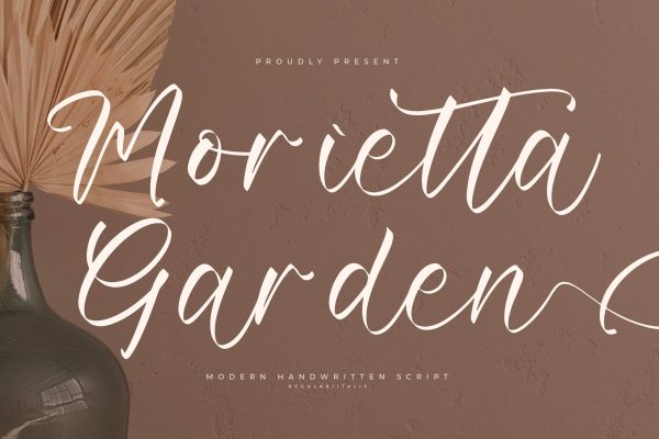 Morietta Garden - Modern Handwritten Script on Sale
