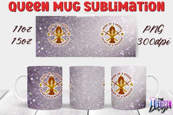 Queen Mug Sublimation | 11 Oz 15 Oz Mug Sublimation | PNG File Sale
