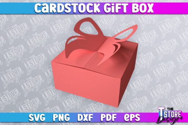 Cradstock Gift Box SVG | Paper Cut Design | SVG File Cheap