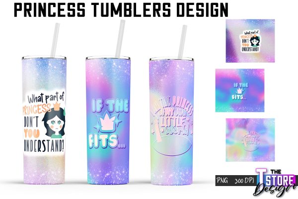 Princess Tumblers | Princess Tumbler Sublimation | PNG 20 Oz | Tumbler Wrap on Sale