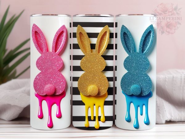 Easter Bunny 20oz Tumbler Wrap PNG, Peeps Easter Tumbler, Straight & Tapered Tumbler Wrap, Happy Easter Tumbler Wrap, Instant Digital Download Hot on Sale