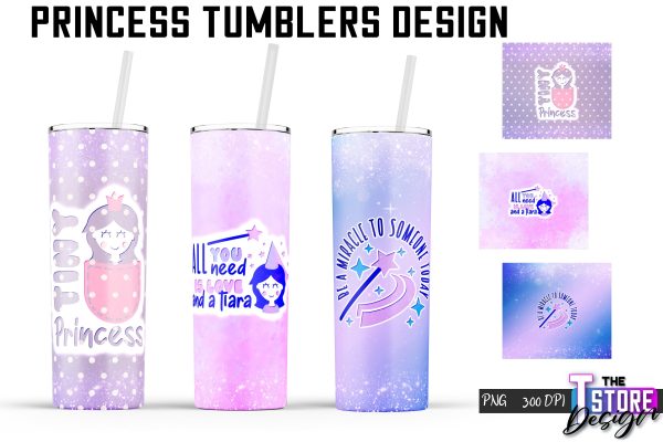 Princess Tumblers | Princess Tumbler Sublimation | PNG 20 Oz | Tumbler Wrap Discount