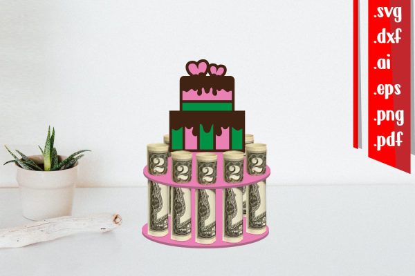 Happy Birthday Money Cake Supply