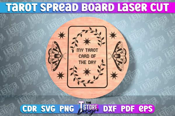 Tarot Spread Board Laser Cut | Tarot Board SVG Design Online now - Image 2