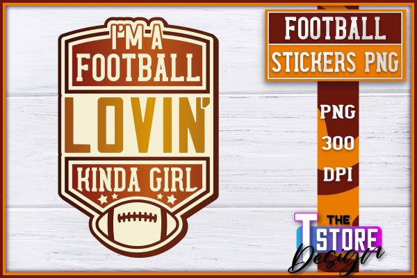 Football Sticker PNG Design | Football Mom PNG | Sports Mom PNG Cheap