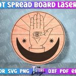 Tarot Spread Board Laser Cut | Tarot Board SVG Design Online now - Image 5