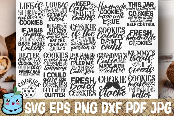 Cookie Jar SVG Bundle Supply