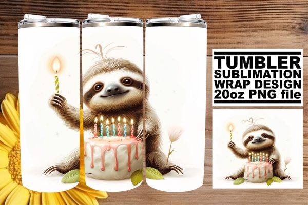 Cheerful Creature Party: Sublimation Tumbler Wrap Cheap