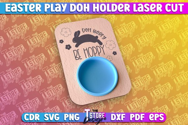 Easter Play Doh Holder Design | Easter Design | CNC File Supply
