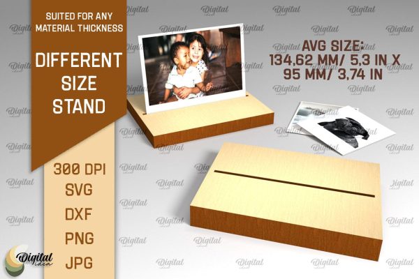 Display Stand Laser Cut. Wooden Stand SVG Supply