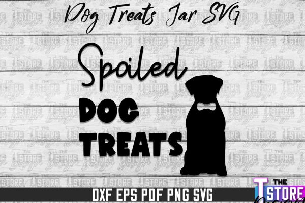 Dog Treat Jar SVG Design | Dog Treats SVG Design | SVG File Fashion