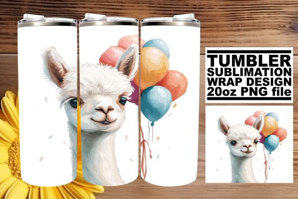 Vibrant Zoo Extravaganza: Sublimation Tumbler Design Cheap
