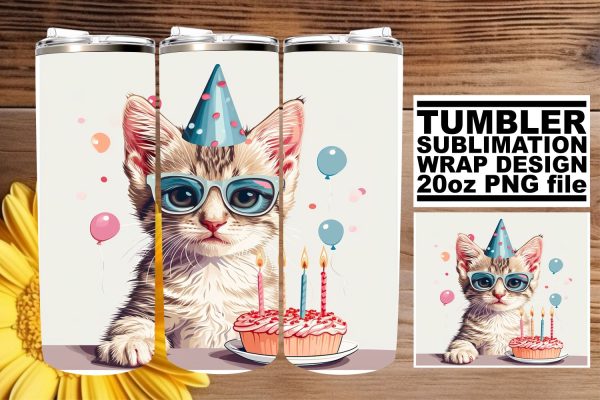 Vibrant Zoo Spectacle: Watercolor Tumbler Wrap Sale