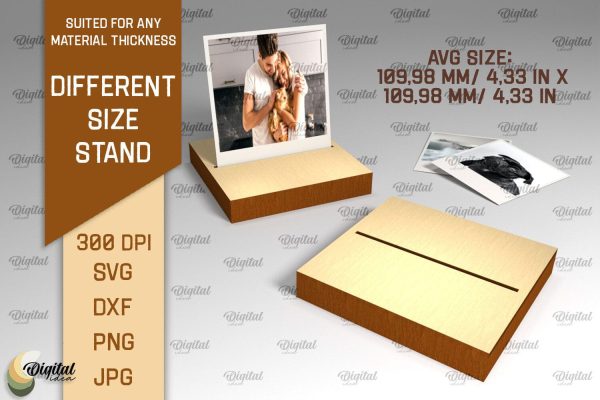 Display Stand Laser Cut. Wooden Stand SVG Online Hot Sale