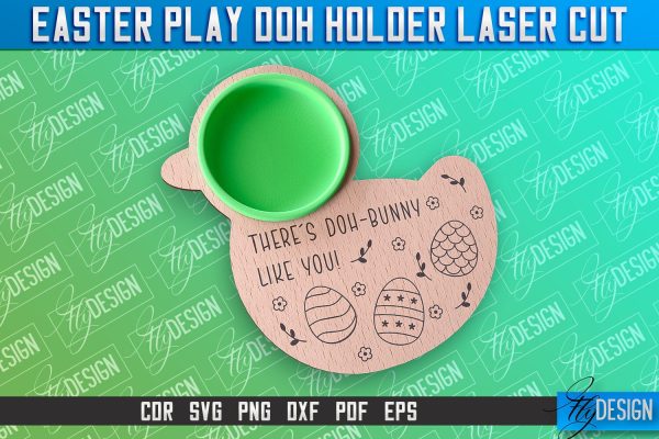 Easter Play Doh Holder Design | Easter Design | CNC File Supply
