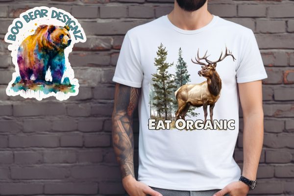 Eat Organic Clipart on Sale