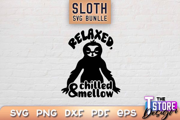 Sloth SVG Design | Lazy Design SVG | SVG File Hot on Sale