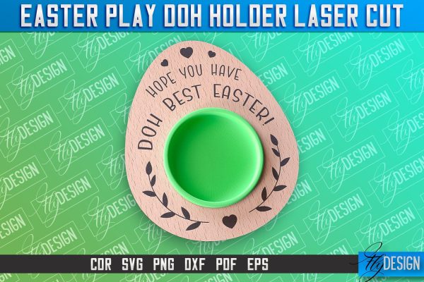Easter Play Doh Holder Design | Easter Design | CNC File Hot on Sale