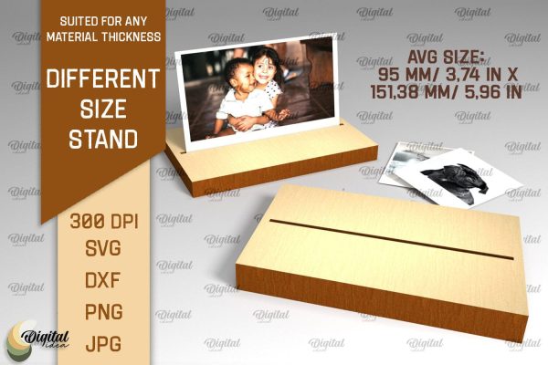 Display Stand Laser Cut. Wooden Stand SVG on Sale