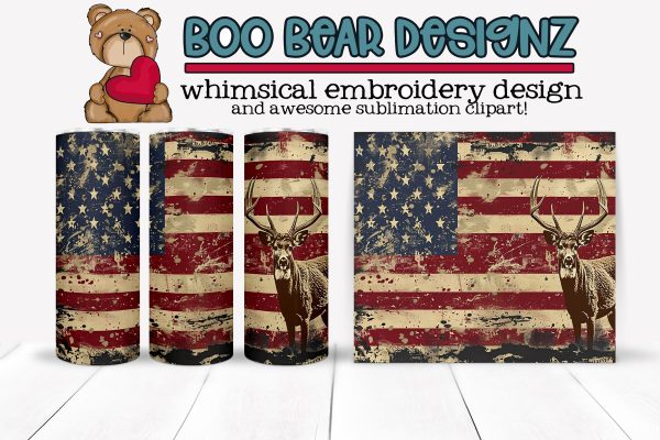 American Flag Sublimation tumbler design Fashion