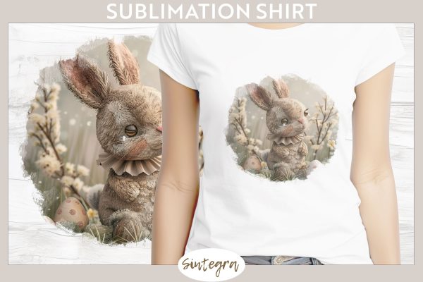 Easter Bunny v20 T-shirt Sublimation on Sale